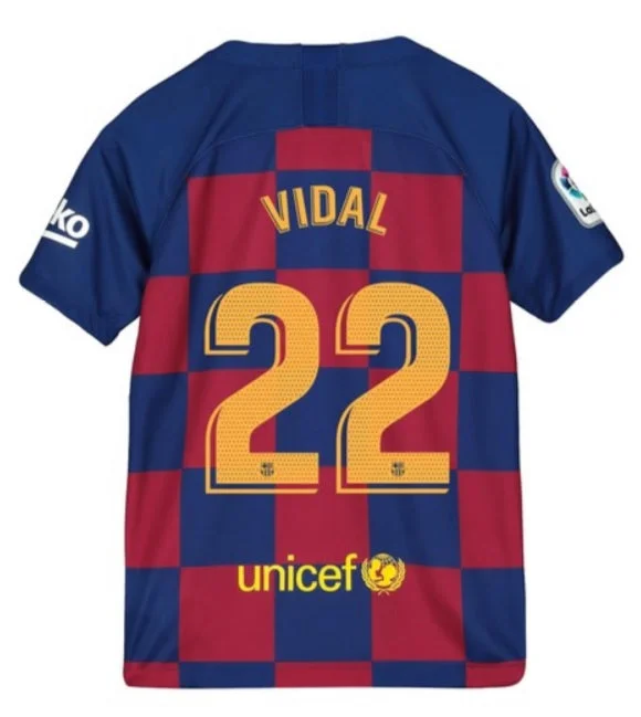 Arturo Vidal Barcelona Youth 19/20 Home Jersey