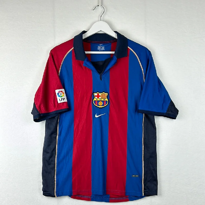 Barcelona 2001-2002 Home Shirt - Medium - Excellent Condition