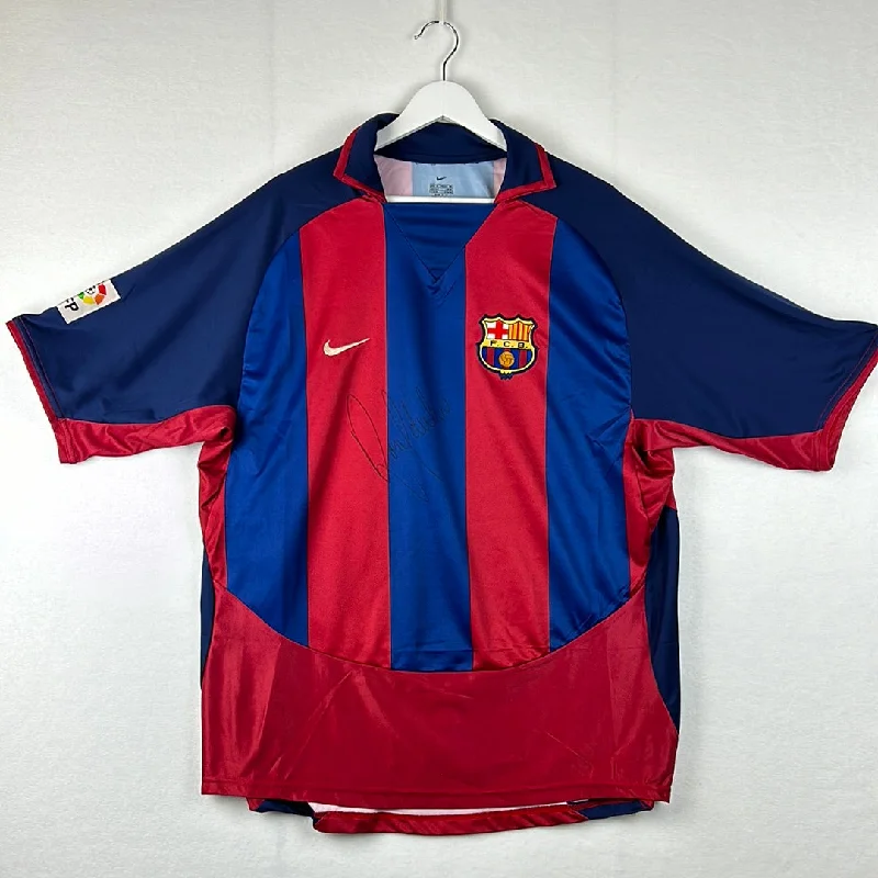 Barcelona 2003/2004 Signed Home Shirt - XL - Excellent Condition - Ronaldinho