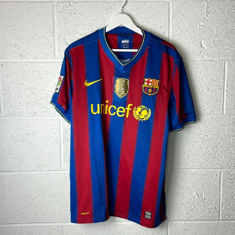 Barcelona 2009-2010 Home Shirt - Large Adults - Very Good Condition