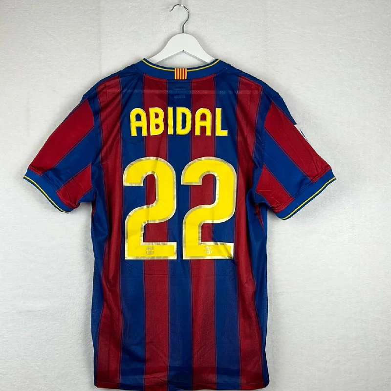 Barcelona 2009/2010 Player Issue Home Shirt - Abidal 22