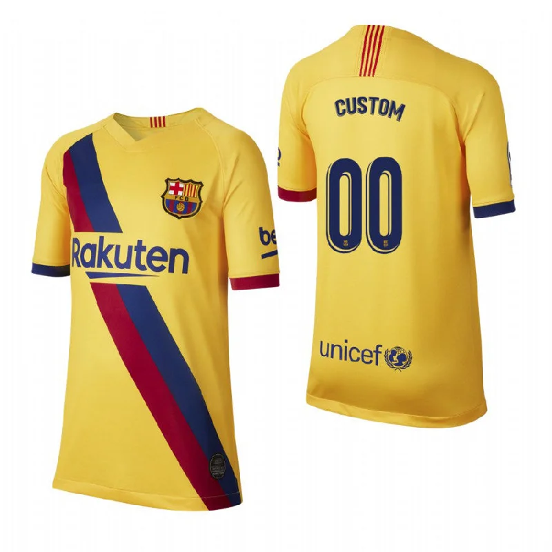 Barcelona Custom Youth 19/20 Away Jersey