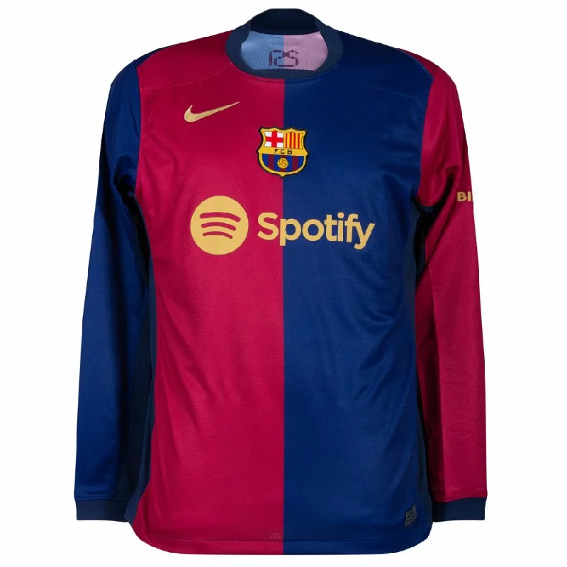 Barcelona Long Sleeve Home Fan Jersey 2024/25