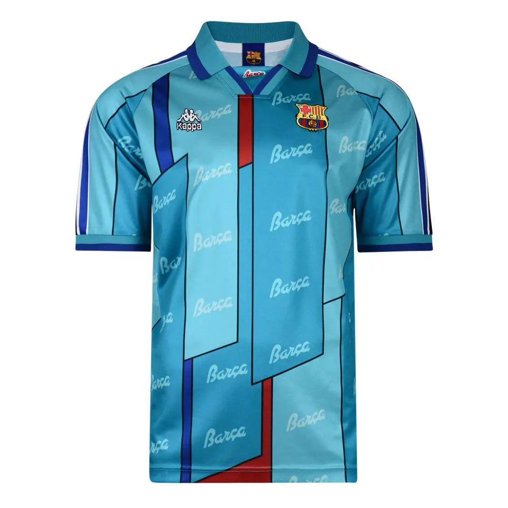 Camisola Barcelona Retrô 1996/1997 - Azul Clara