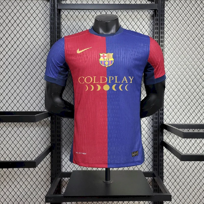 Camisa Oficiail do Barcelona 24/25 Versão Jogador - Especial ColdPlay