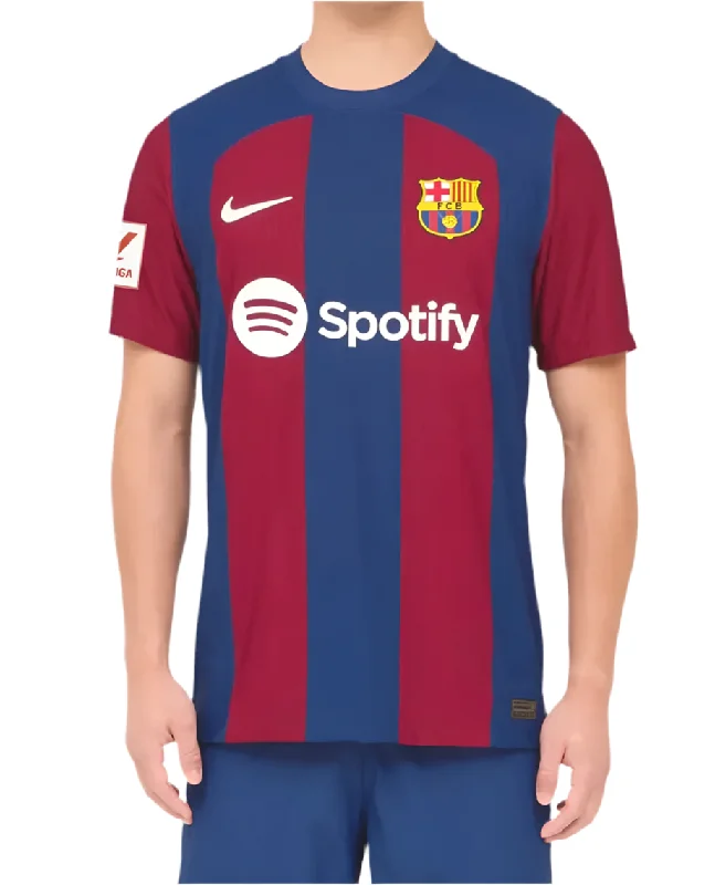 Camisola Barcelona I Com Patch La Liga 23/24 - Azul e Vermelho