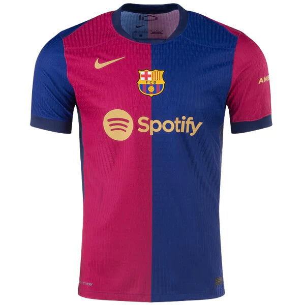 Camisola Barcelona I 24/25 Versão Jogador - Azul e Vermelho