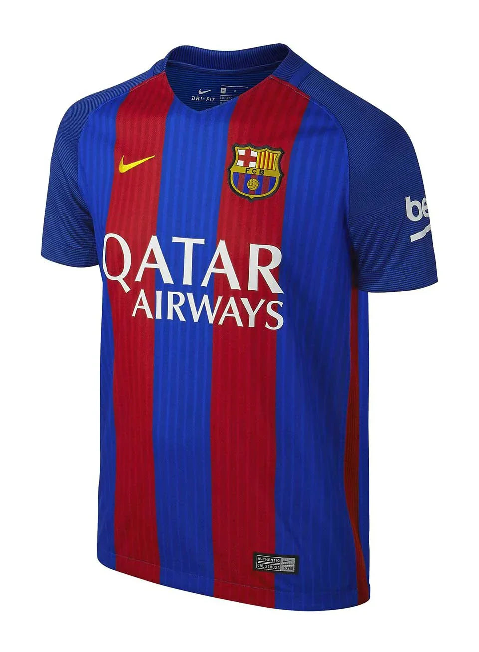 Camisola Barcelona I Retrô 16/17 - Azul