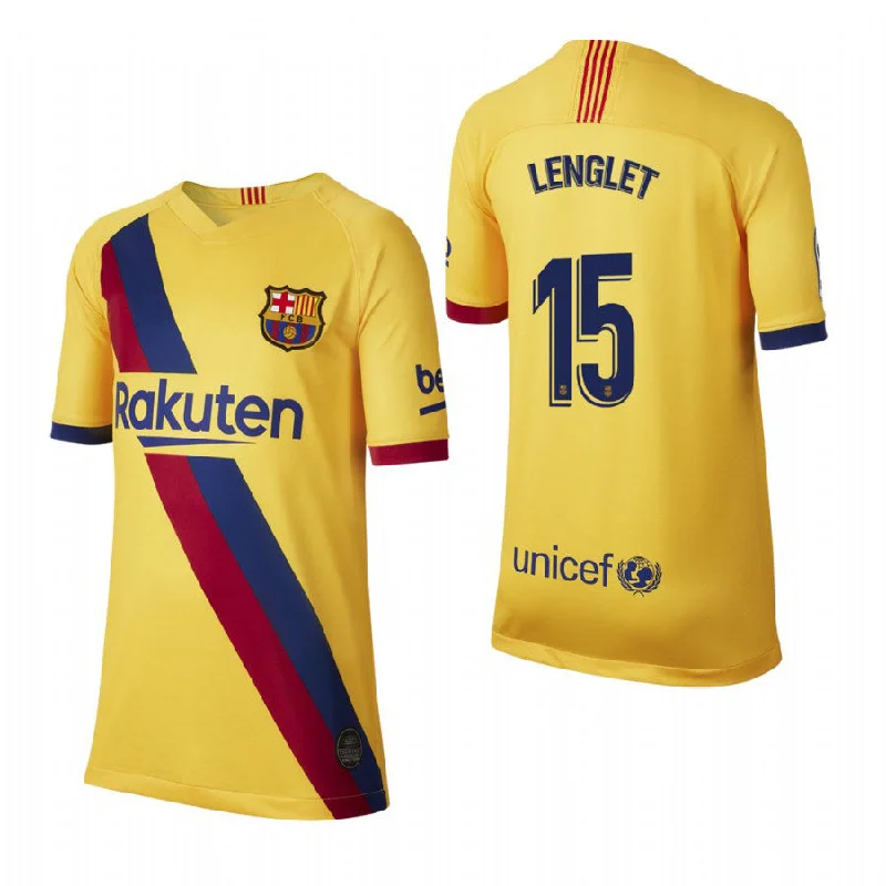 Clement Lenglet Barcelona Youth 19/20 Away Jersey