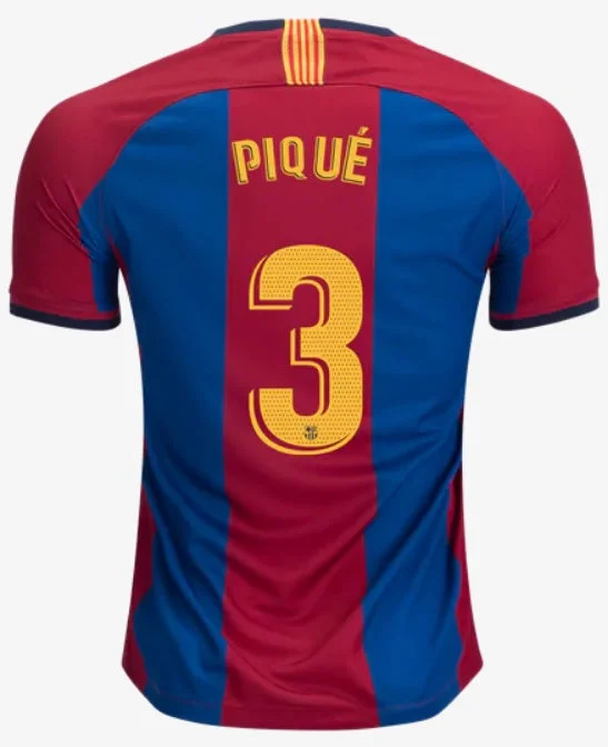 Gerard Pique Barcelona El Clasico Jersey 2019