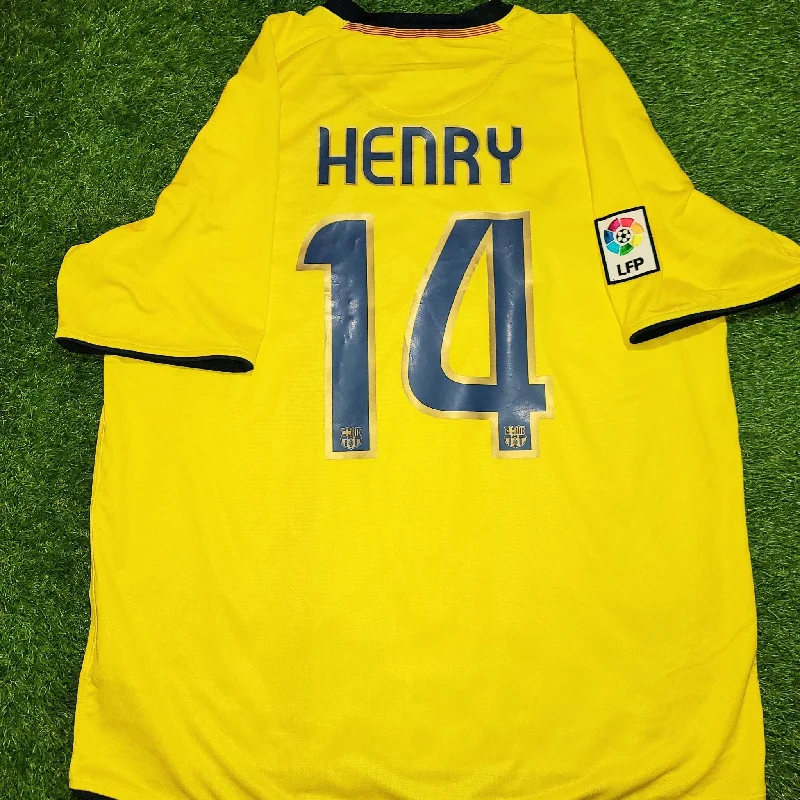 Henry Barcelona TREBLE SEASON 2008 2009 Away Jersey Shirt Maillot XL SKU# 286787-760