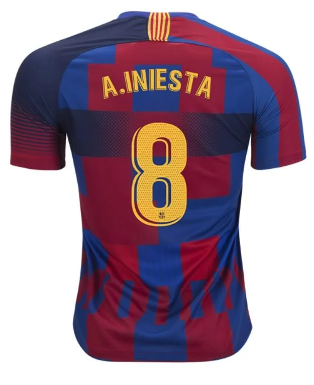 Iniesta Barcelona "What the Barca" 18/19 Home Jersey