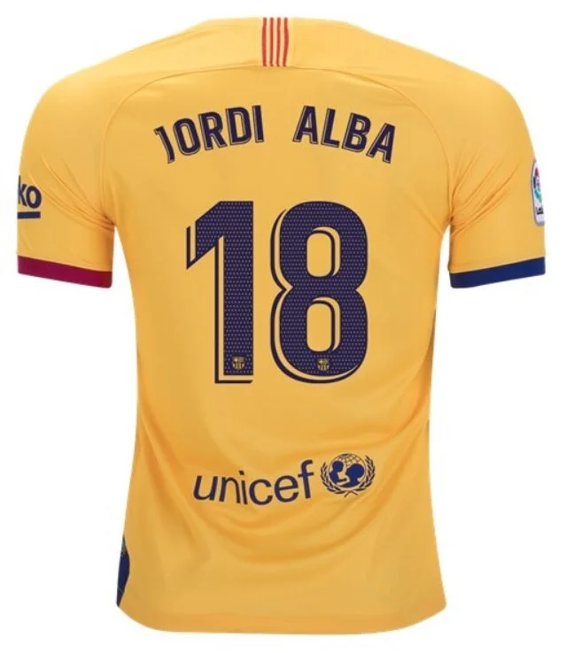 Jordi Alba Barcelona 19/20 Away Jersey