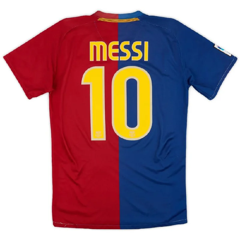 Messi #10 Barcelona Home Retro Jersey 2008/09