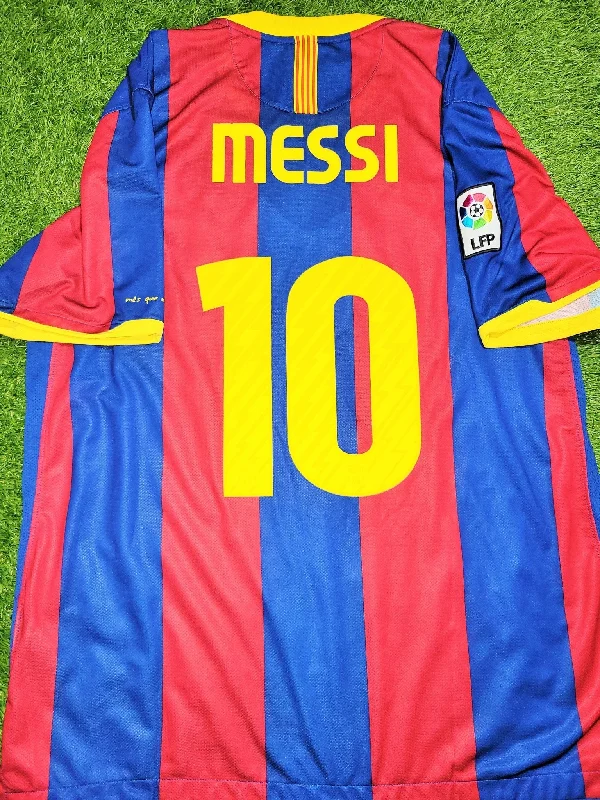 Messi Barcelona 2010 2011 Home Soccer Jersey Shirt XL SKU# 382354-488