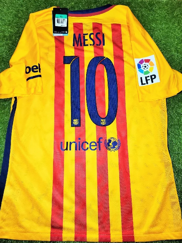 Messi Barcelona 2015 2016 PLAYER ISSUE SENYERA Away Jersey Shirt Camiseta BNWT XL SKU# 739659-740