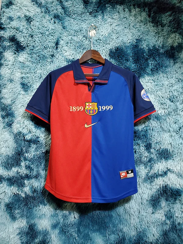 Retro Retro Barcelona 100th Anniversary version home S-XXL(1B38)