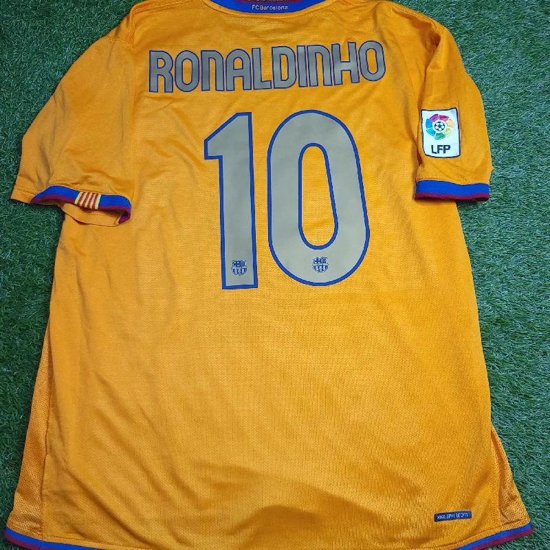 Ronaldinho Barcelona 2006 2007 Away Soccer Jersey Shirt XL SKU# 146982