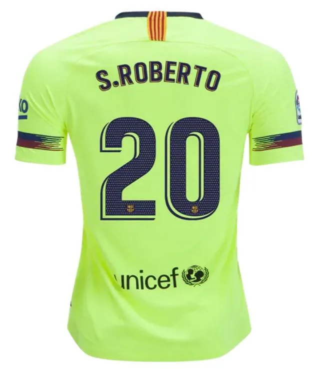 Sergi Roberto FC Barcelona 18/19 Away Jersey