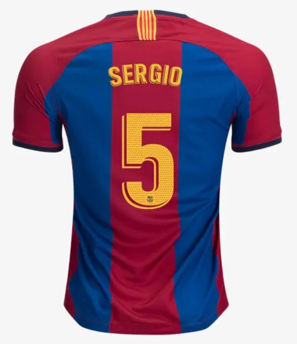 Sergio Busquets Barcelona El Clasico Jersey 2019