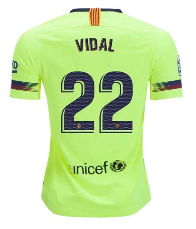 Vidal Barcelona 18/19 Away Jersey