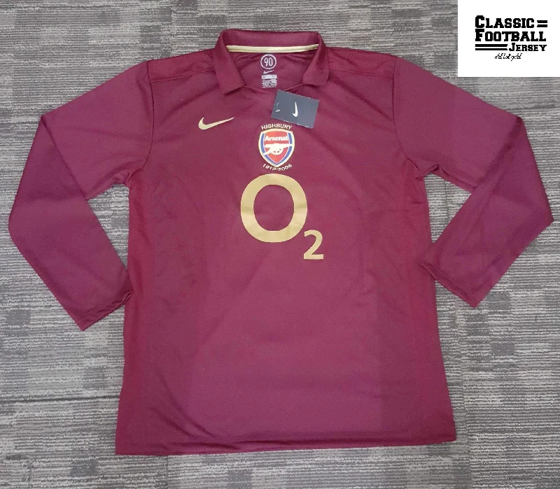 2005/06 Long Sleeve Arsenal Home Shirt