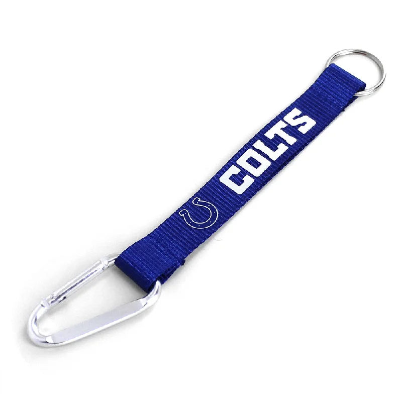 INDIANAPOLIS COLTS (BLUE) CARABINER LANYARD KEYCHAIN NFL-KT-147-06