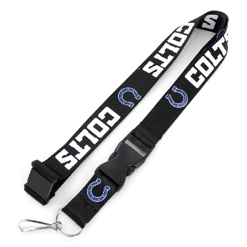 INDIANAPOLIS COLTS (BLACK) TEAM LANYARD NFL-LN-095-06-BK