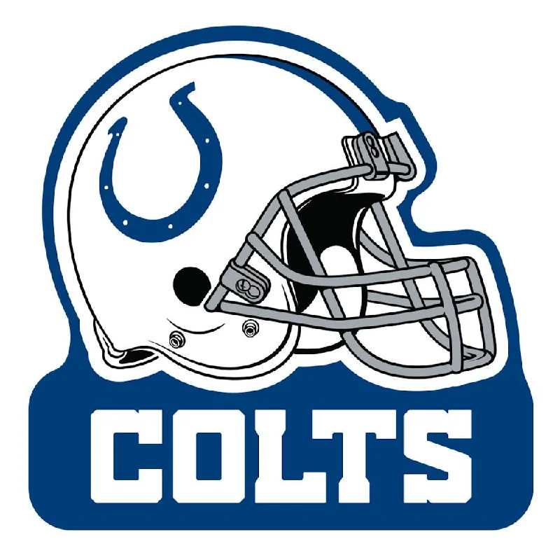 INDIANAPOLIS COLTS HELMET WORDMARK MAGNET NFL-MG-1067-06