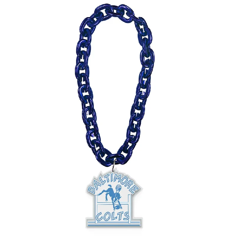 INDIANAPOLIS COLTS (BLUE) "BALT" THROWBACK FAN CHAIN NFL-FF-590-06-THB-B