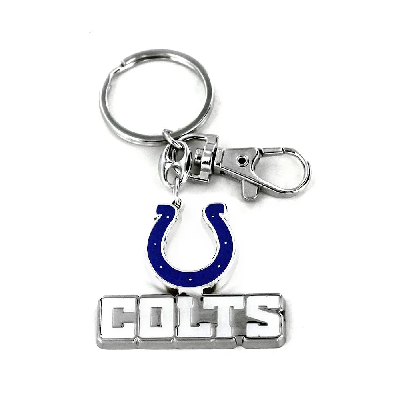 INDIANAPOLIS COLTS TEAM LOGO HEAVYWEIGHT KEYCHAIN NFL-KT-091-06