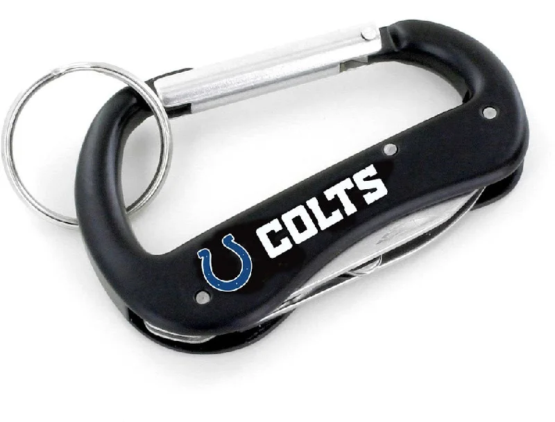 INDIANAPOLIS COLTS CARABINER MULTI TOOL KEYCHAIN (SP) NFL-KT-1000-06