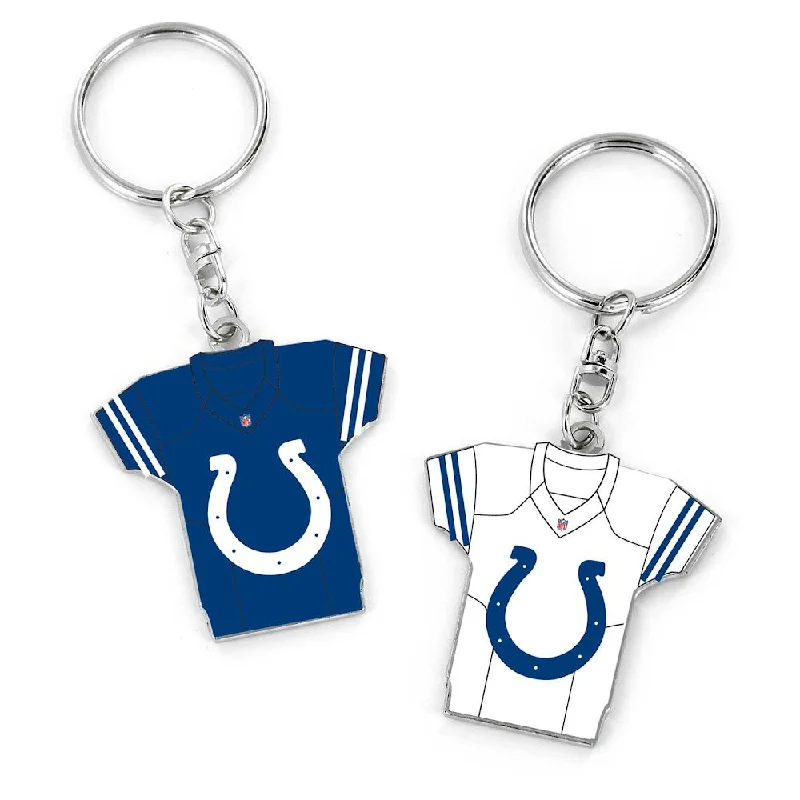 INDIANAPOLIS COLTS REVERSIBLE HOME/AWAY JERSEY KEYCHAIN NFL-KT-1084-06