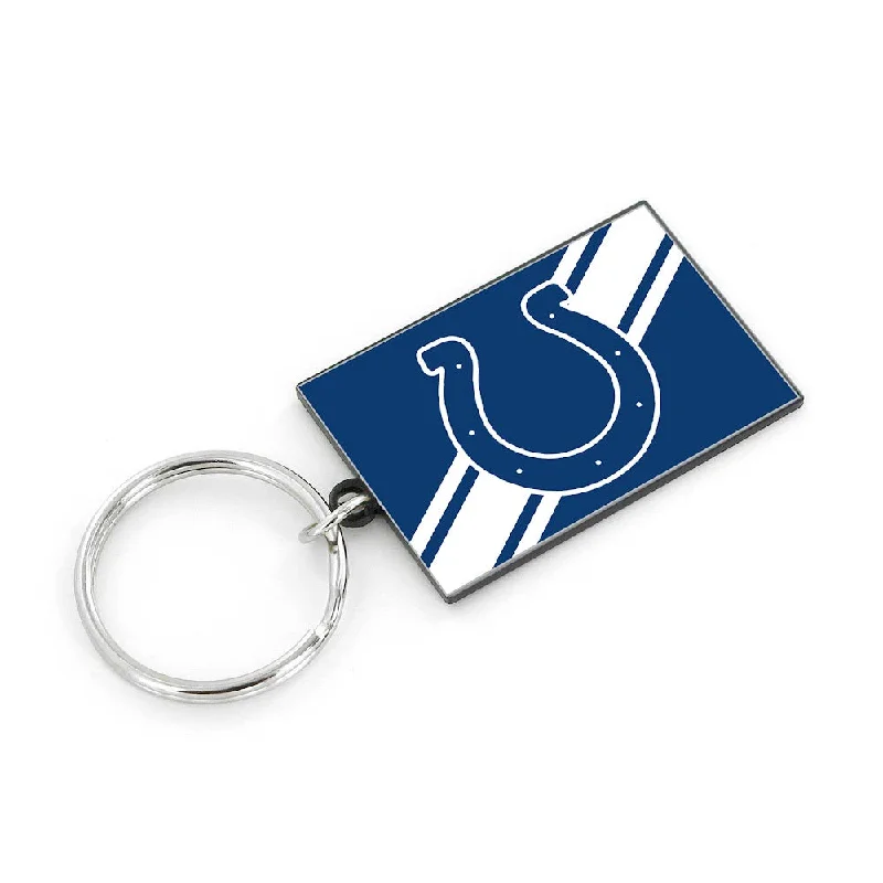 INDIANAPOLIS COLTS STRIPED KEYCHAIN NFL-KT-1189-06