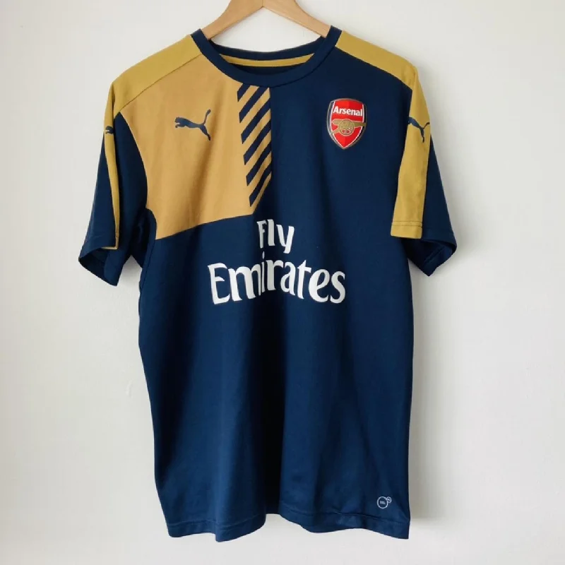 Arsenal 2015/2016 Navy Training Football Shirt (XL)