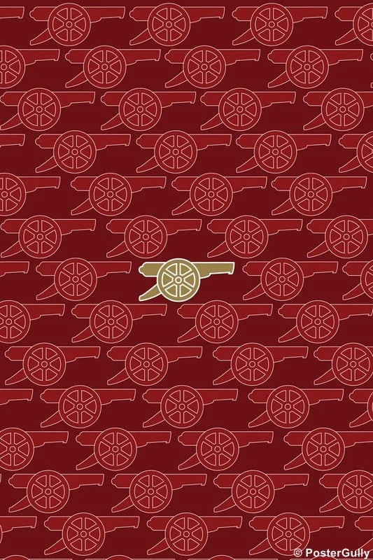 Arsenal F.C Gold Poster