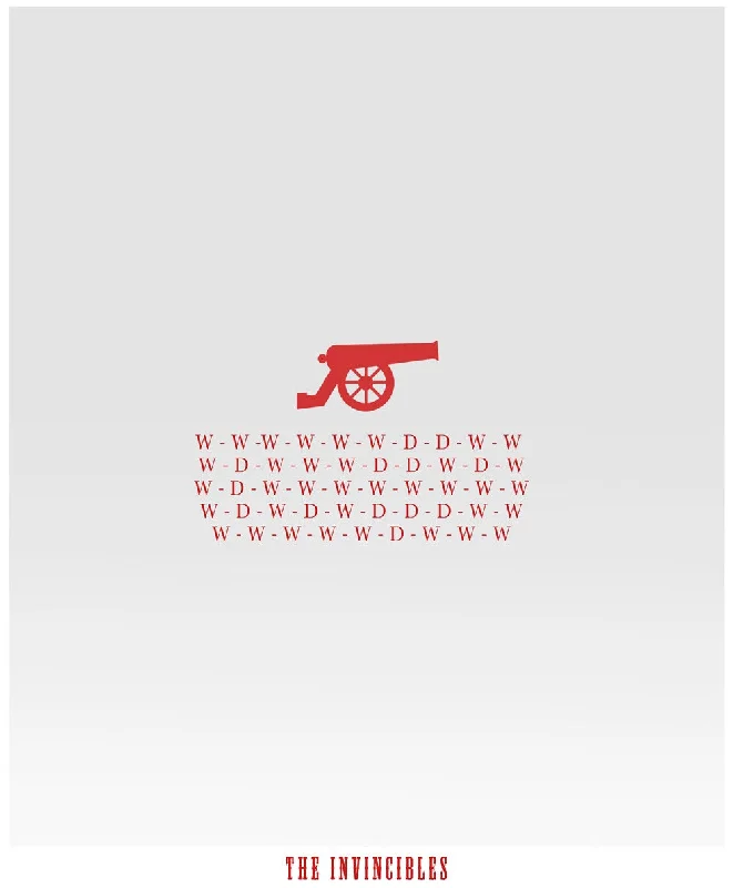 Arsenal Invincibles | Minimal Art