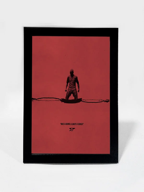 Arsenal The Gunners Minimal Art | Framed Art