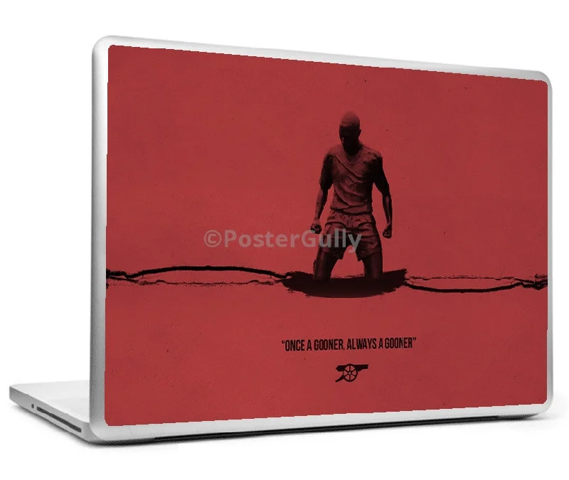 Arsenal The Gunners Minimal Art Laptop Skin