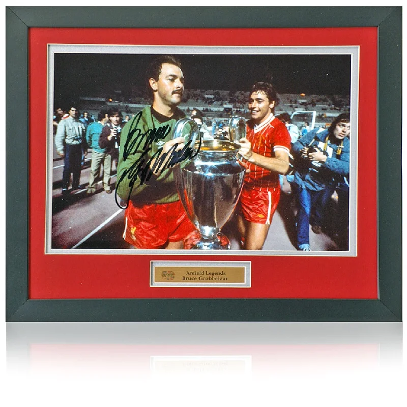 Bruce Grobbelaar Liverpool Legend Hand Signed 10x8'' Photograph AFTAL COA