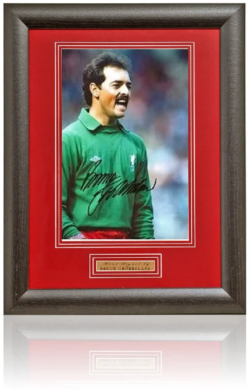 Bruce Grobbelaar Liverpool Legend Hand Signed 12x8'' Photograph AFTAL COA