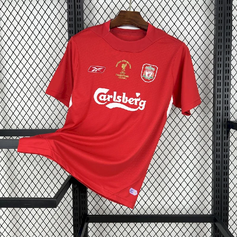 Camisa Retrô do Liverpool 2005 - Versão Retrô