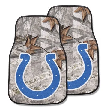 Indianapolis Colts 2-pc Carpet Car Mat Set NFL Auto Floor Mat - 2 piece Set - 17" x 27" SKU: 25501