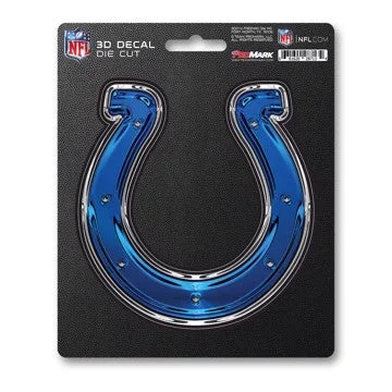 Indianapolis Colts 3D Decal NFL 1 piece - 5” x 6.25” (total) SKU: 62776