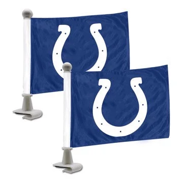 Indianapolis Colts Ambassador Flags NFL Mini Auto Flags - 2 Piece - 4" x 6" SKU: 61868