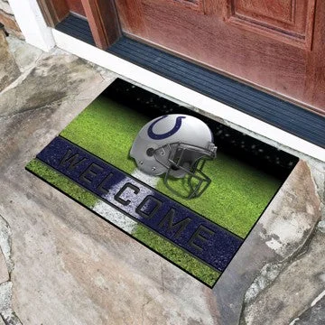 Indianapolis Colts Crumb Rubber Door Mat NFL Outdoor Door Mat - 18" x 30" SKU: 19946