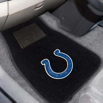 Indianapolis Colts Embroidered Car Mat Set NFL Auto Floor Mat - 2 piece Set - 17" x 25.5" SKU: 10299