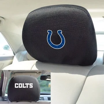 Indianapolis Colts Headrest Cover  NFL Universal Fit - 10" x 13" SKU: 12501