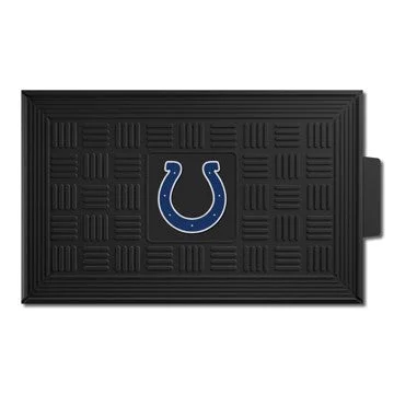 Indianapolis Colts Medallion Door Mat NFL Outdoor Door Mat - 19.5" x 31" SKU: 11443