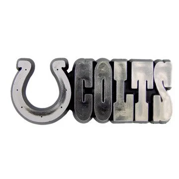 Indianapolis Colts Molded Chrome Emblem NFL Plastic Auto Accessory SKU: 60270